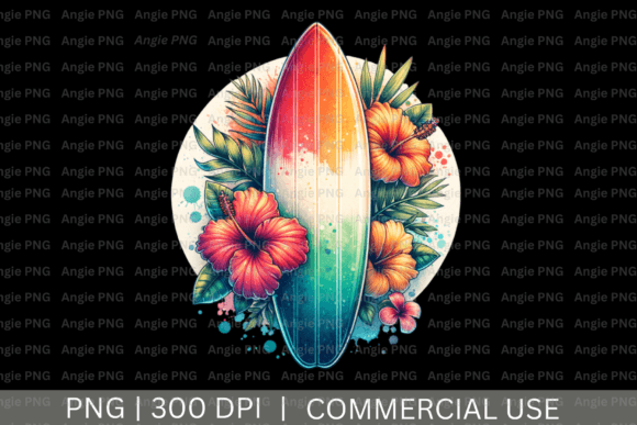 Creative Wave: Using Vintage Surfboard PNG Clipart