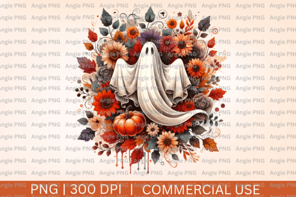 Ghost Pumpkin Fall Floral Halloween PNG: A Designer's Guide
