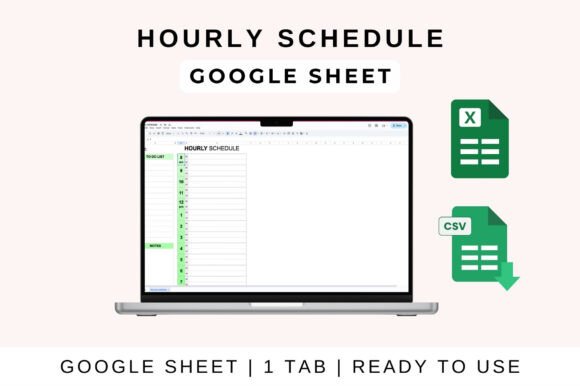 Master Your Day: The Hourly Schedule Template for Visual Thinkers