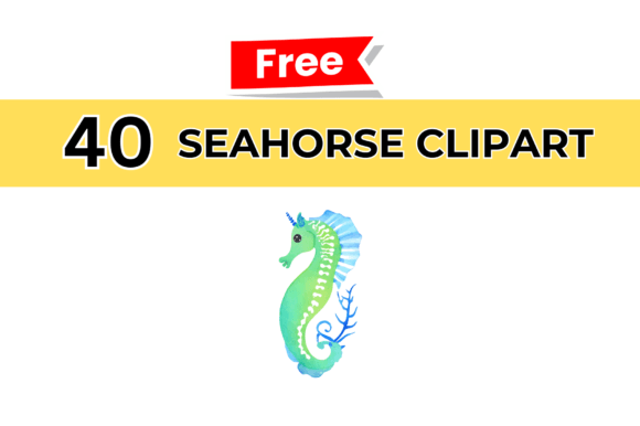 Seahorse Cliparts: A Premium Resource for Modern Design