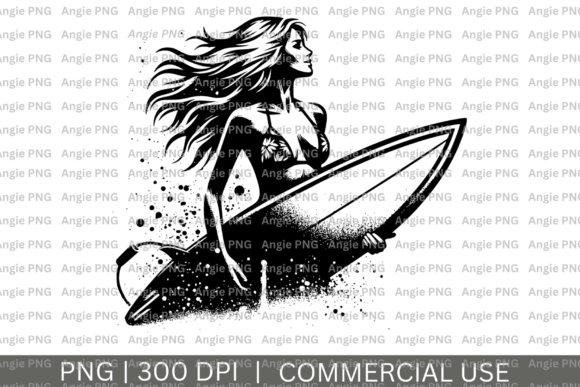 Summer Girl Surfer Vector Clipart: A Designer's Guide